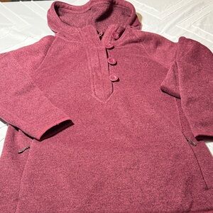 The North Face Women's Maroon V-Neck Sweater